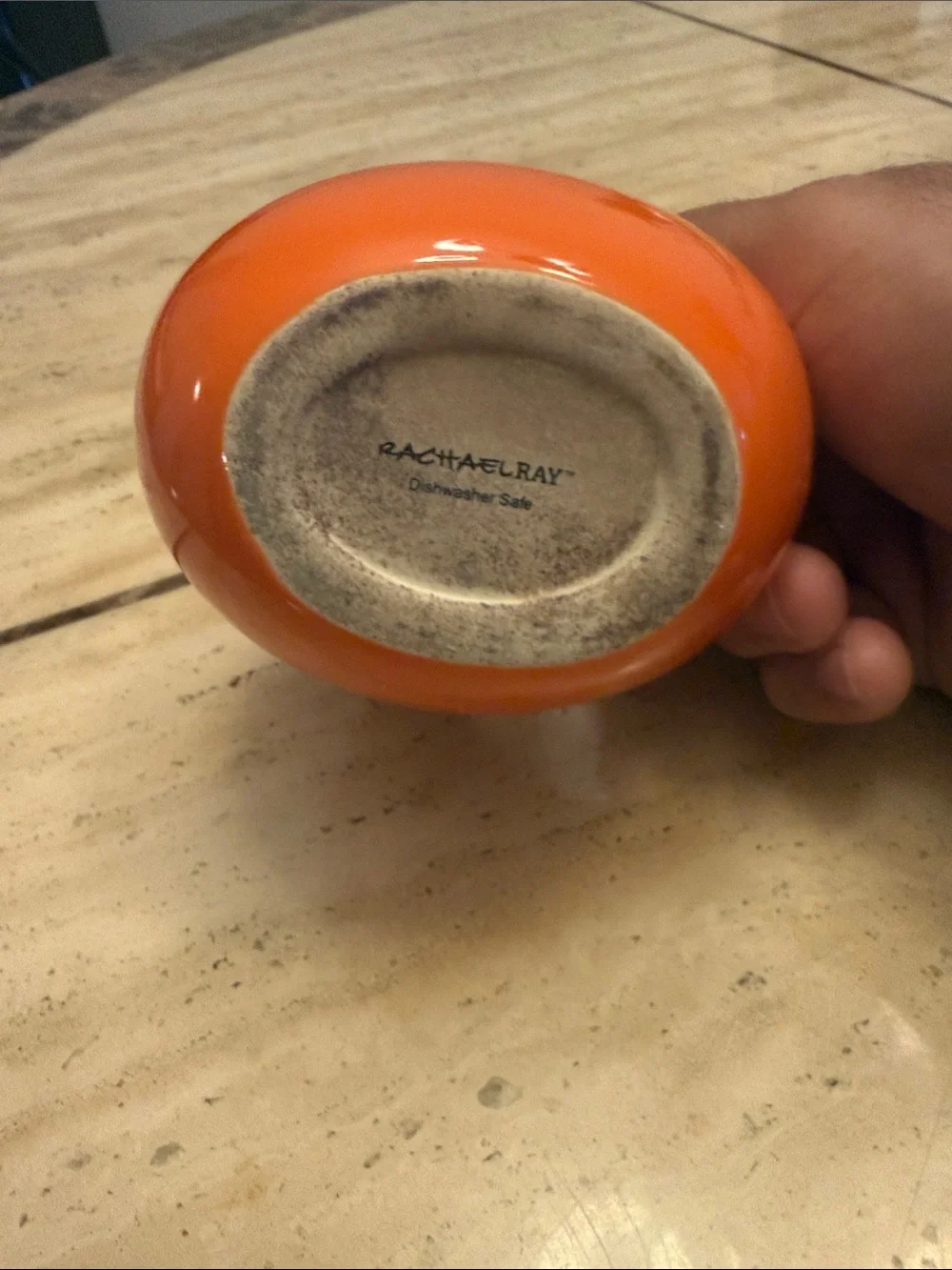 Rachael Ray glossy orange
